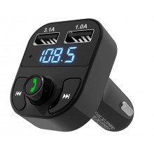ФМ модулятор FM трансмиттер CAR X8 с Bluetooth MP3 (X8) ФМ модулятор FM трансмиттер CAR X8 с Bluetooth MP3 (X8)