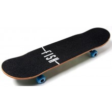 Скейтборд Fish Skateboard Eye DMF с полиуретановыми колесами 95A Борд Скейтборд Fish Skateboard Eye DMF с полиуретановыми колесами 95A Борд