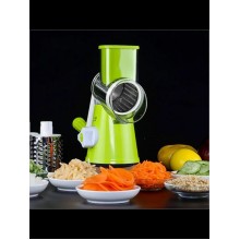 Универсальный ручной мультислайсер Kitchen Master 3-в-1 с барабанными насадками для измельчения, шинковки и нарезки слайсами овощей, фруктов, сыра и орехов, механическая овощерезка с нержавеющими лезвиями и антискользящим основанием. Универсальный ручной мультислайсер Kitchen Master 3-в-1 с барабанными насадками для измельчения, шинковки и нарезки слайсами овощей, фруктов, сыра и орехов, механическая овощерезка с нержавеющими лезвиями и антискользящим основанием.