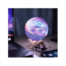 Светильник настольный 3D Луна Moon Night Light 15 см с пультом 16 цветов / детский ночник Светильник настольный 3D Луна Moon Night Light 15 см с пультом 16 цветов / детский ночник